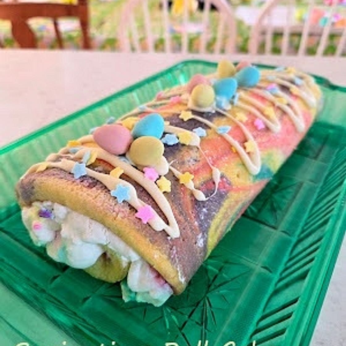 Springtime Roll Cake