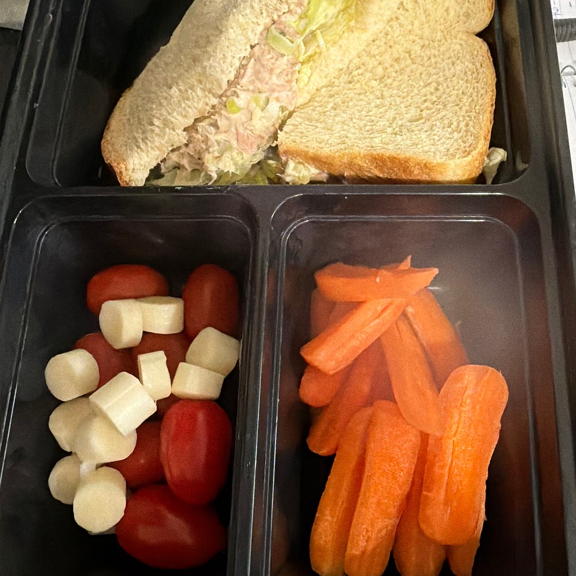 Low Carb Tuna Sandwich w/ Veggies