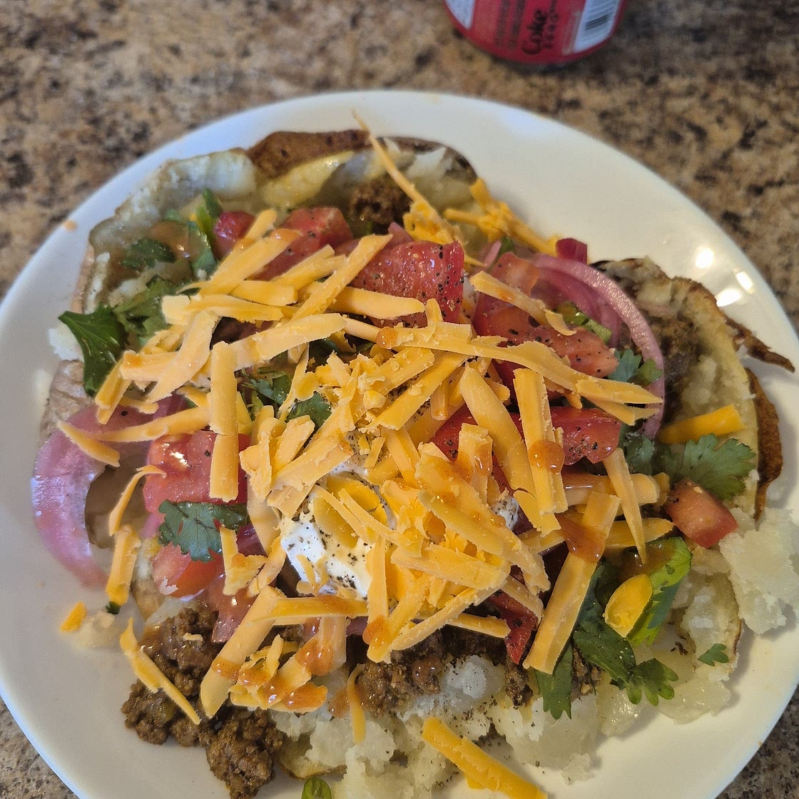 Taco Loaded Baked Potatoes