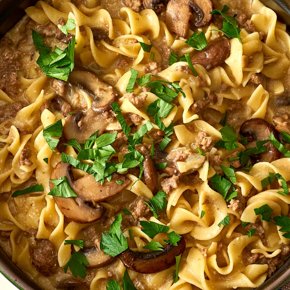 One-Pot Weeknight Beef Stroganoff