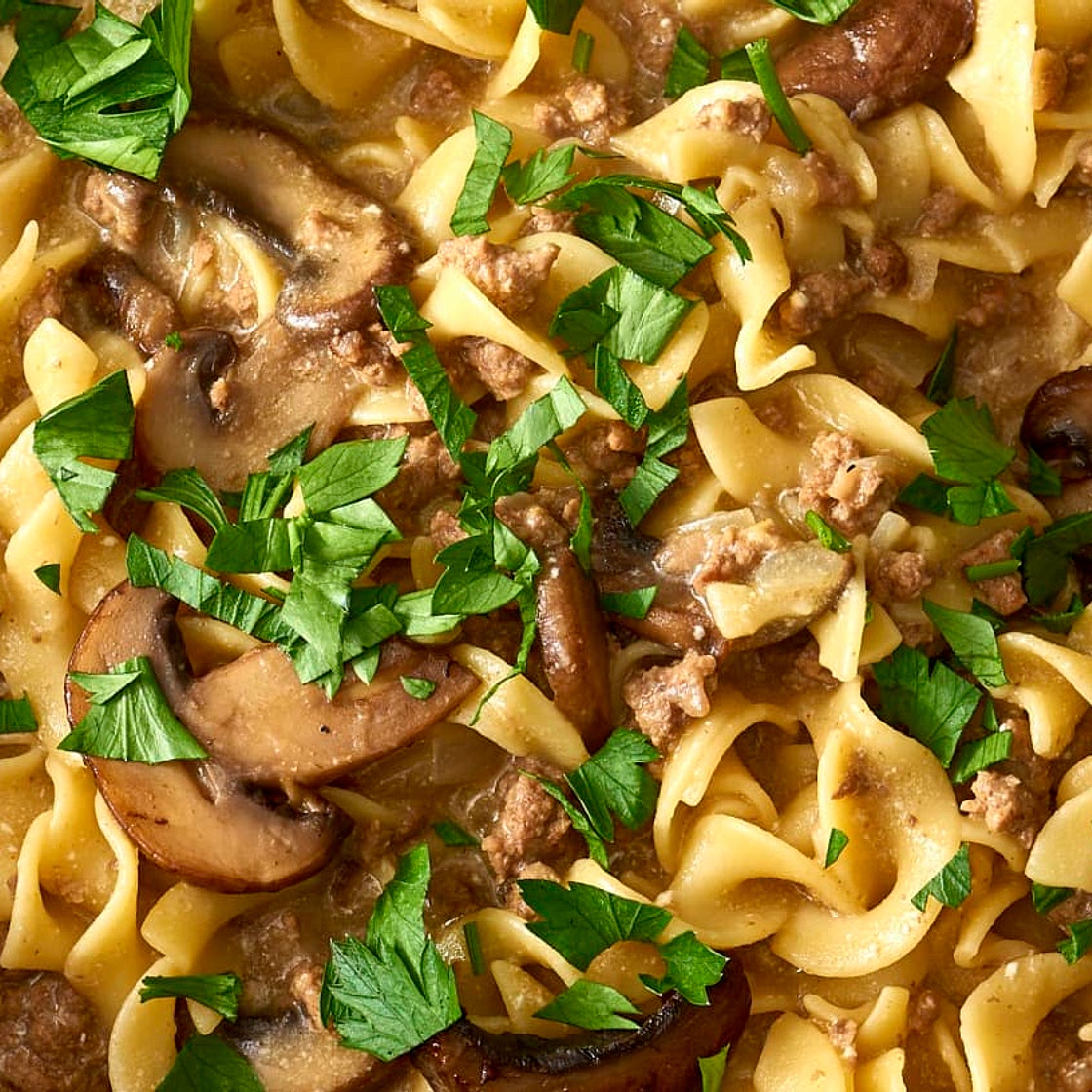 One-Pot Weeknight Beef Stroganoff