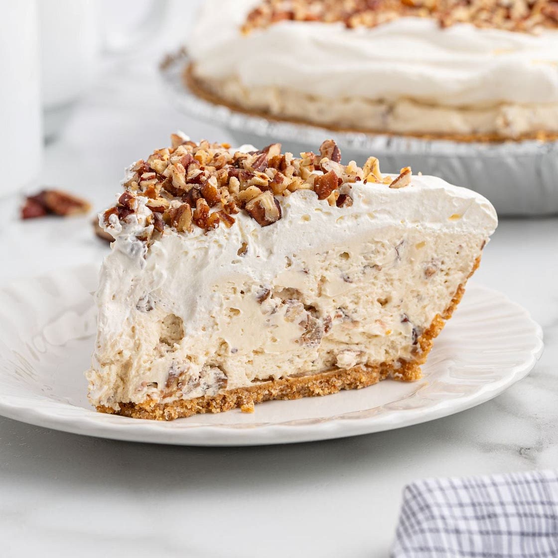 No Bake Pecan Cream Pie Recipe