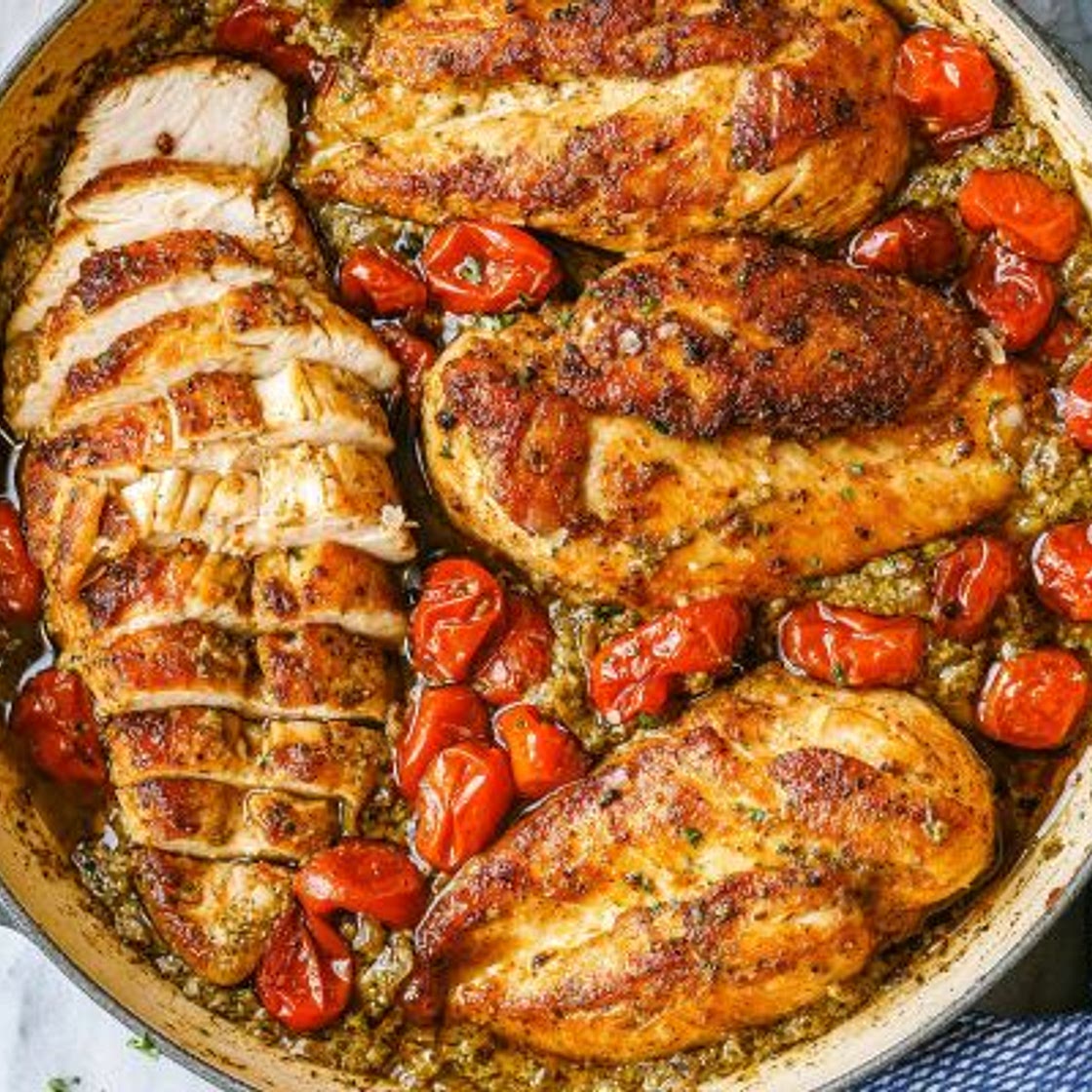 Garlic Herb Roasted Potatoes Carrots and Zucchini
