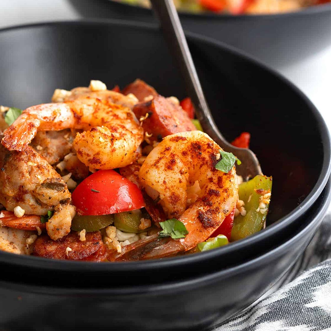 Easy Keto Jambalaya Recipe