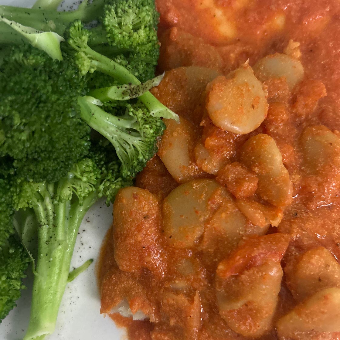 High-Protein Romesco Butter Beans