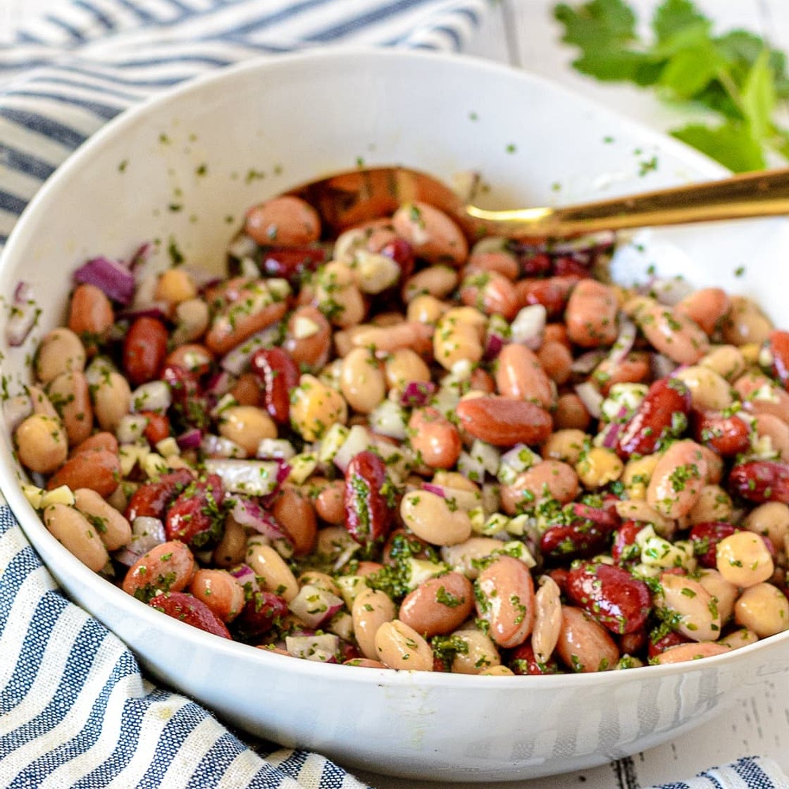 Heart Healthy Mixed Bean Salad Recipe