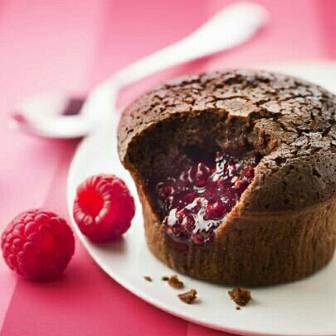 Moelleux chocolat aux framboises