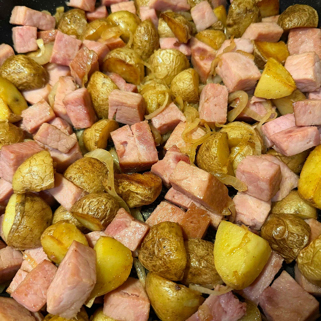 Left over Roast Pork Bhuni