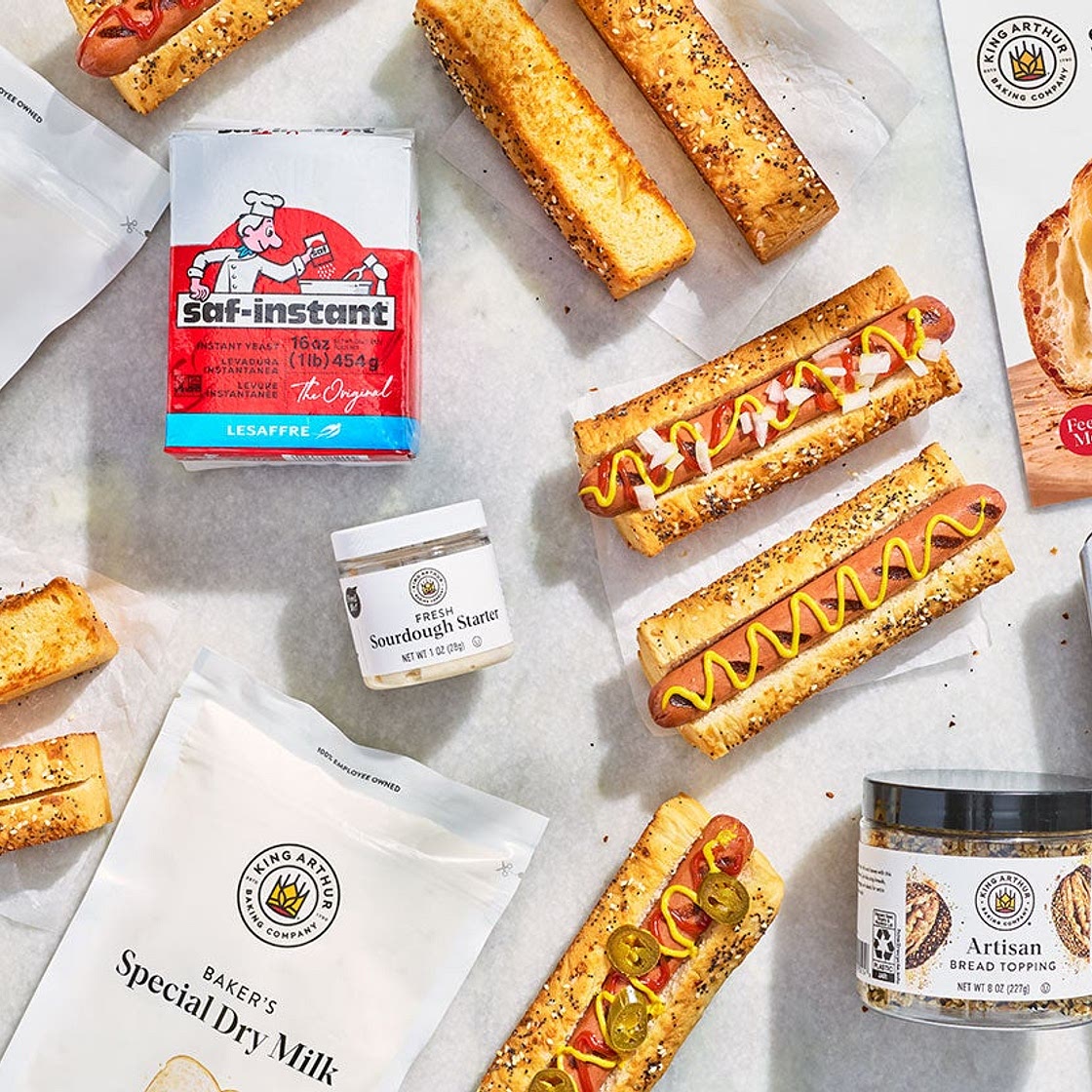 Sourdough Hot Dog Buns