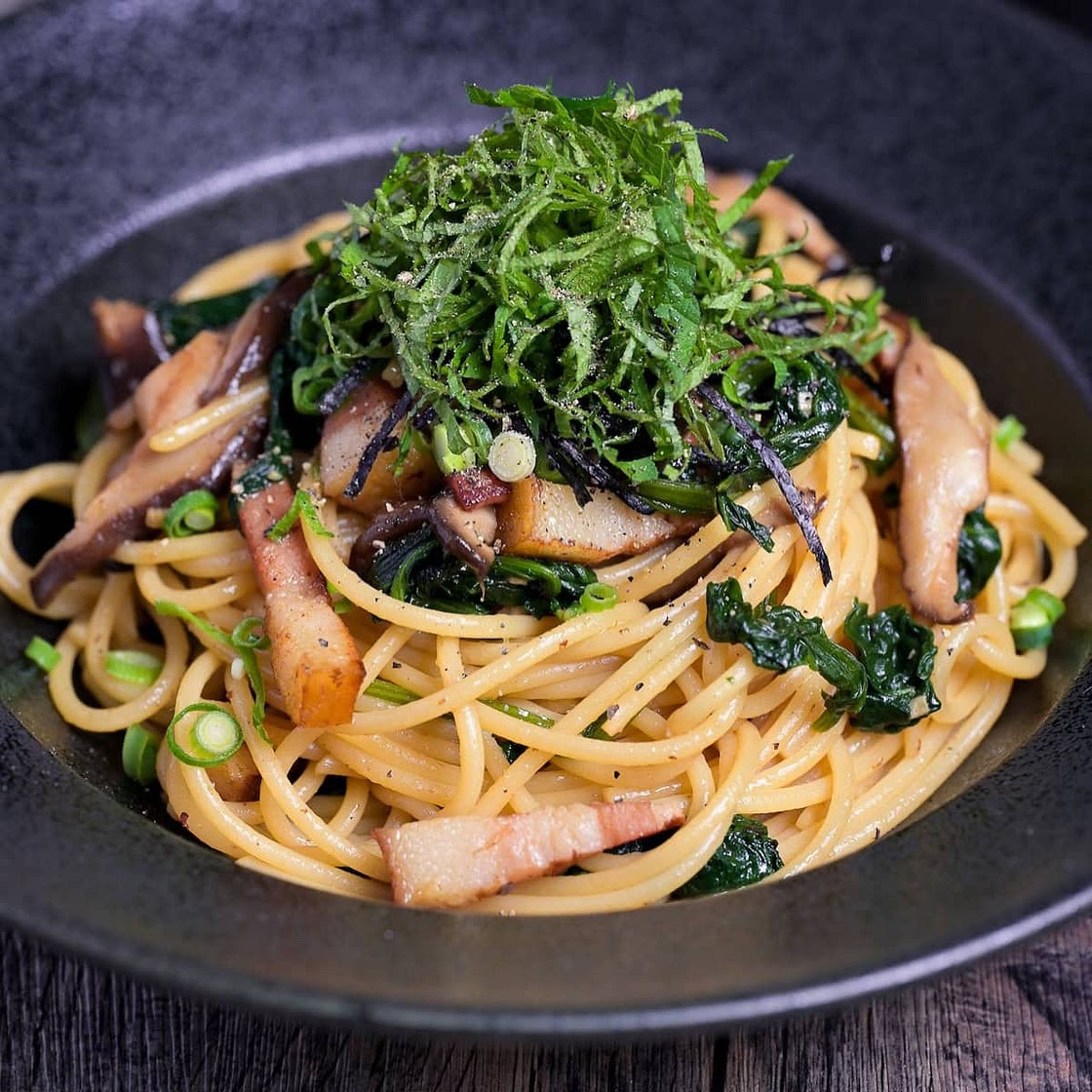 Wafu Butter Shoyu Pasta (Japanese Style Spaghetti)