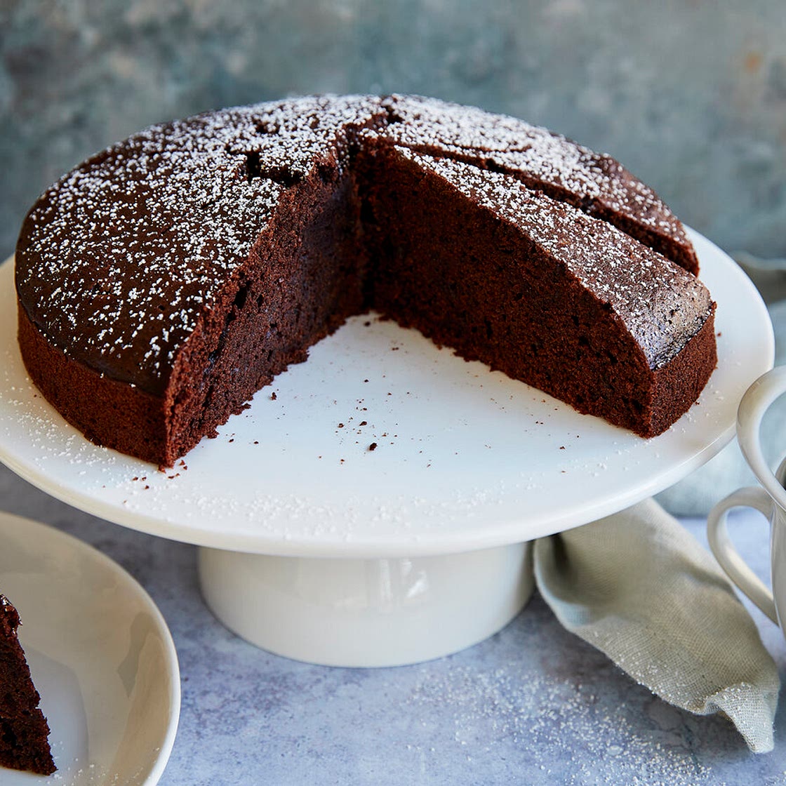Veganer Schokokuchen - einfach & saftig lecker