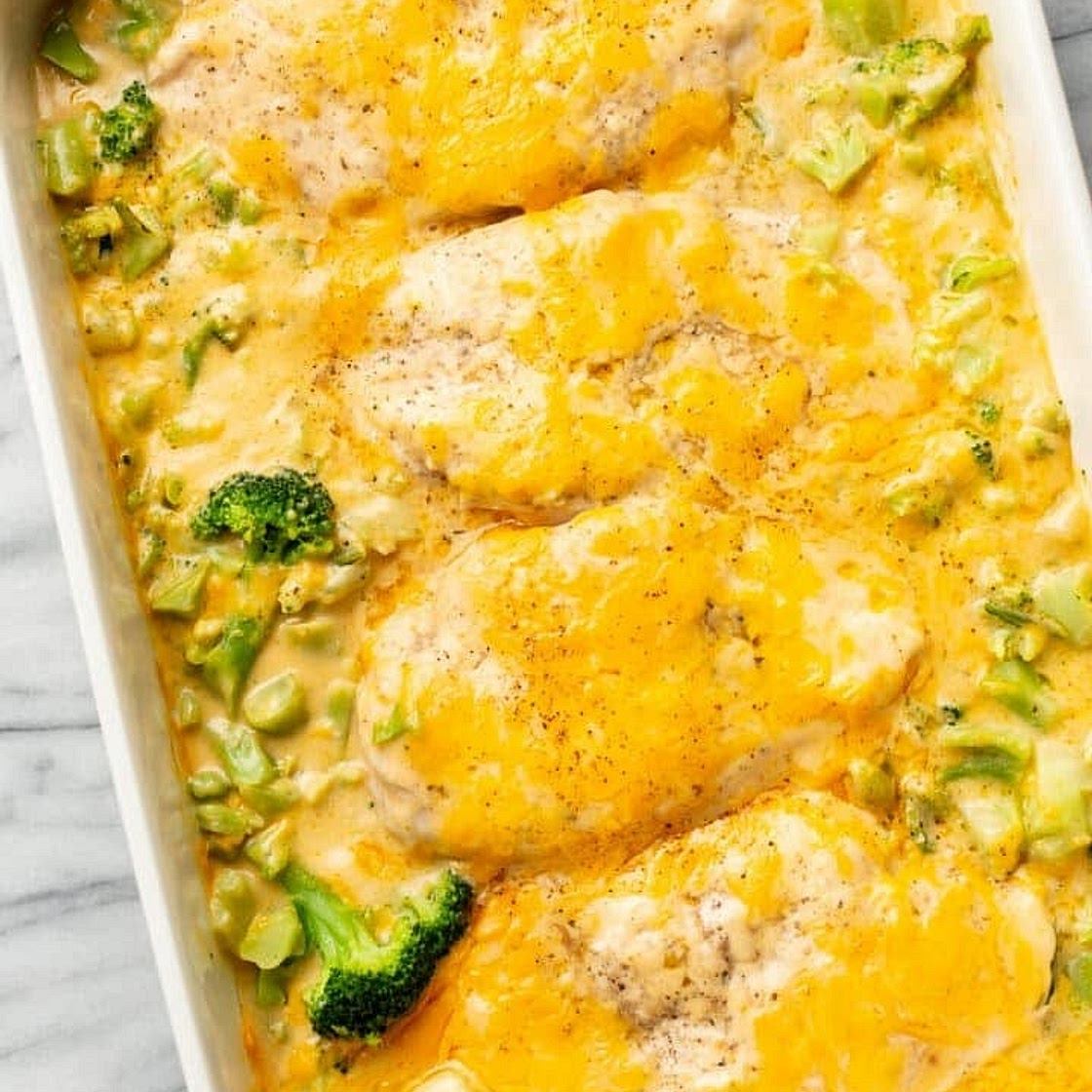 Chicken Breast with Broccoli and Cheese