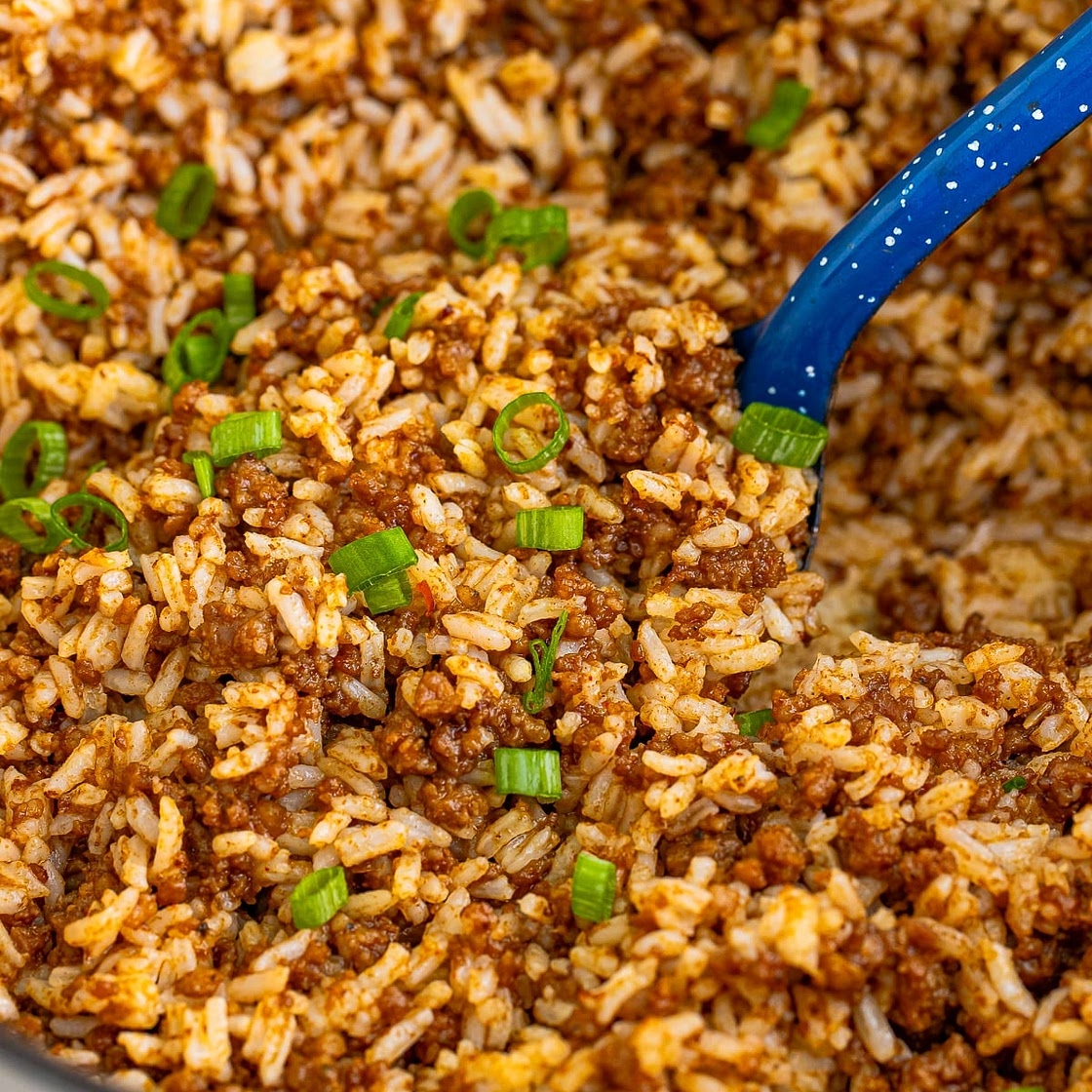 Easy Sausage Rice Recipe (Cajun Dirty Rice)