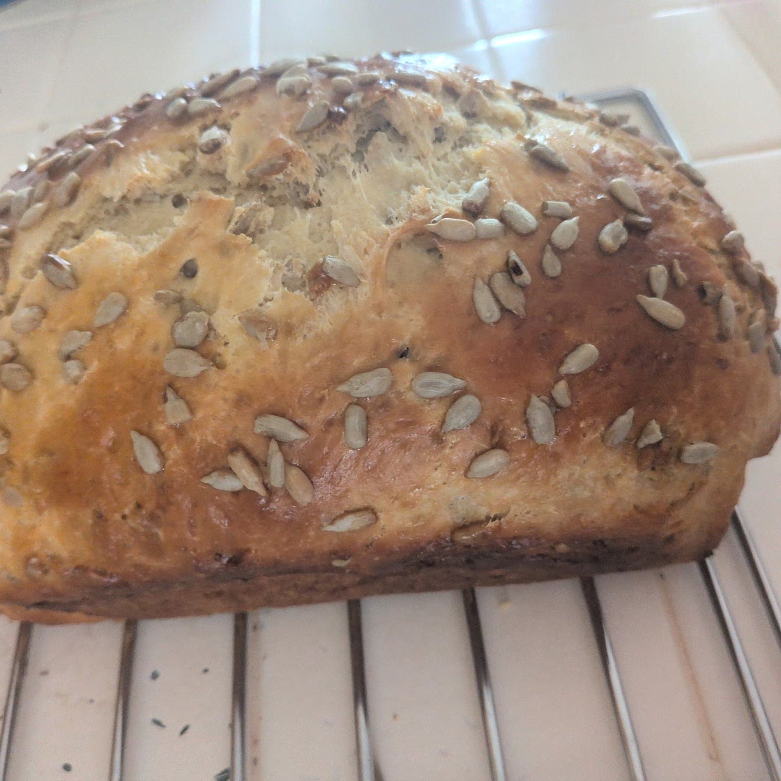 Sunflower seed breakfast loaf