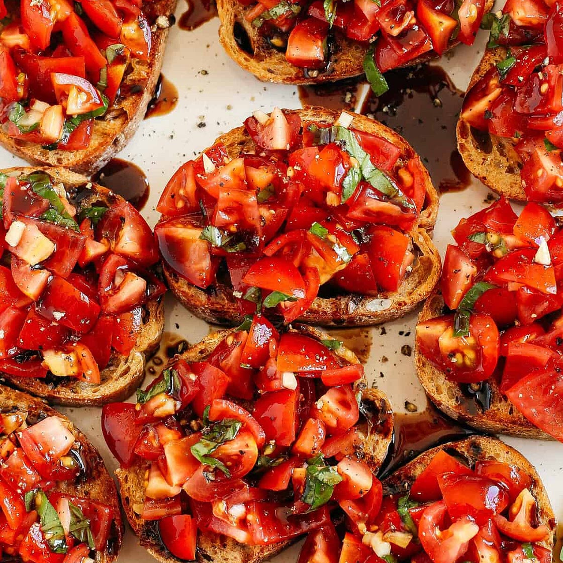Tomato and Basil Bruschetta