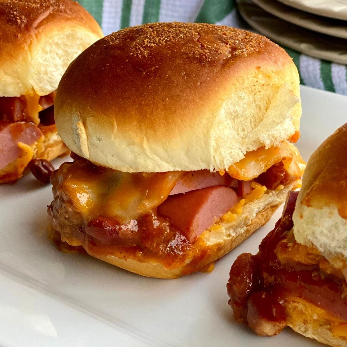 Chili Cheese Dog Sliders