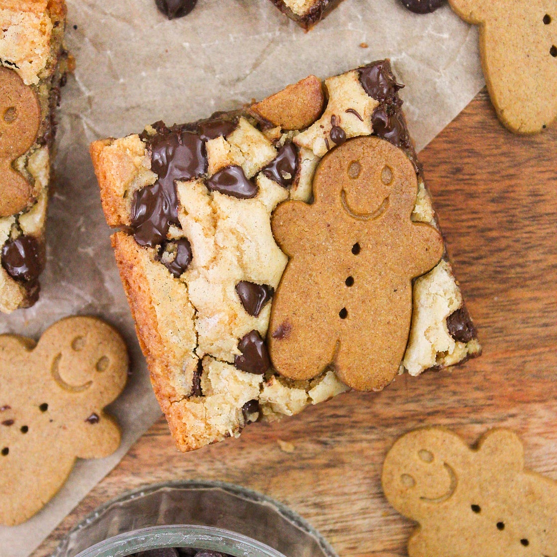 Gingerbread Espresso Blondies