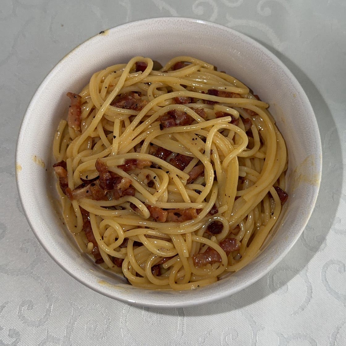 Gennaro's classic spaghetti carbonara