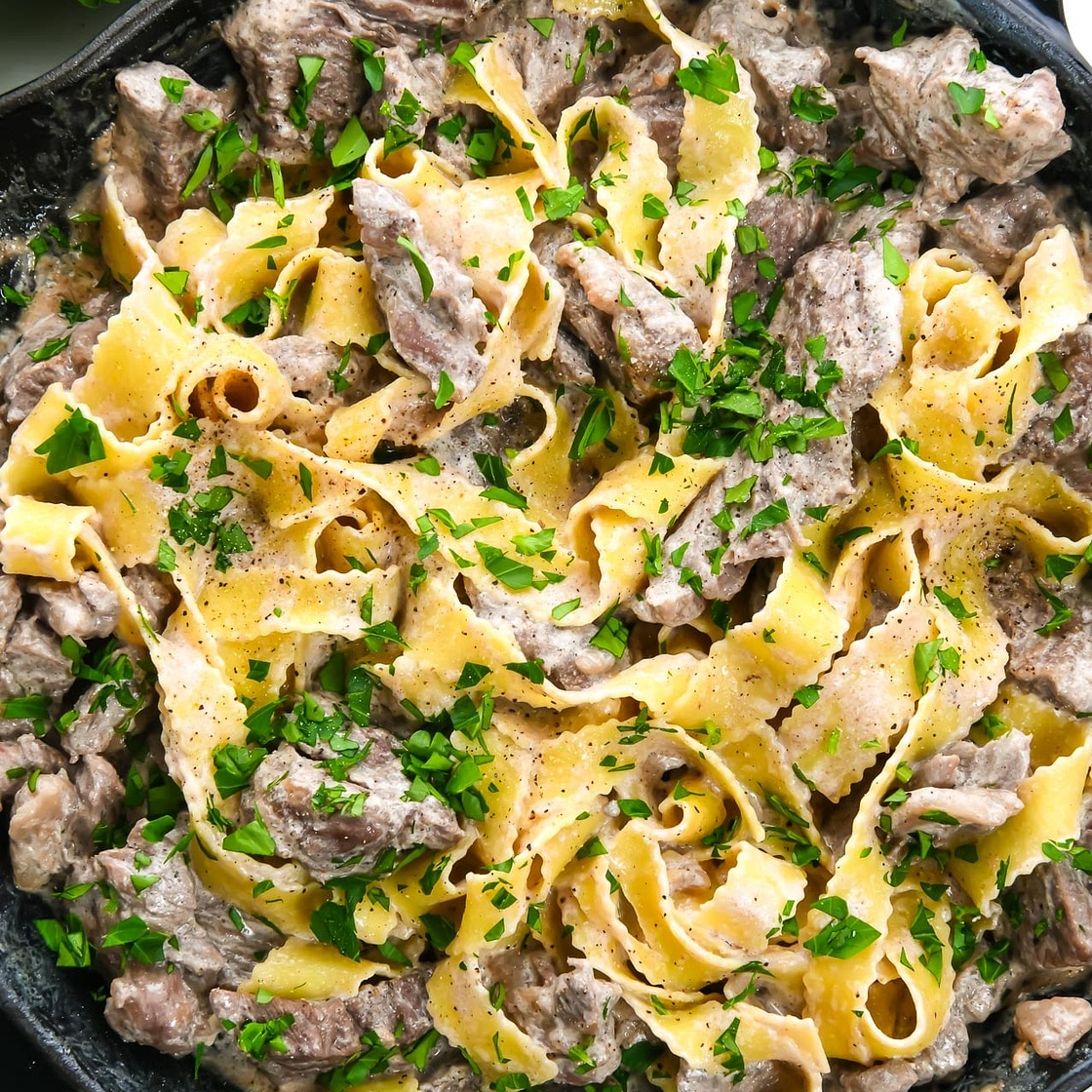 Simple Beef Stroganoff