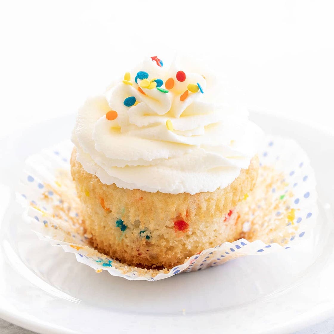Homemade Gluten Free Funfetti Cupcakes Recipe