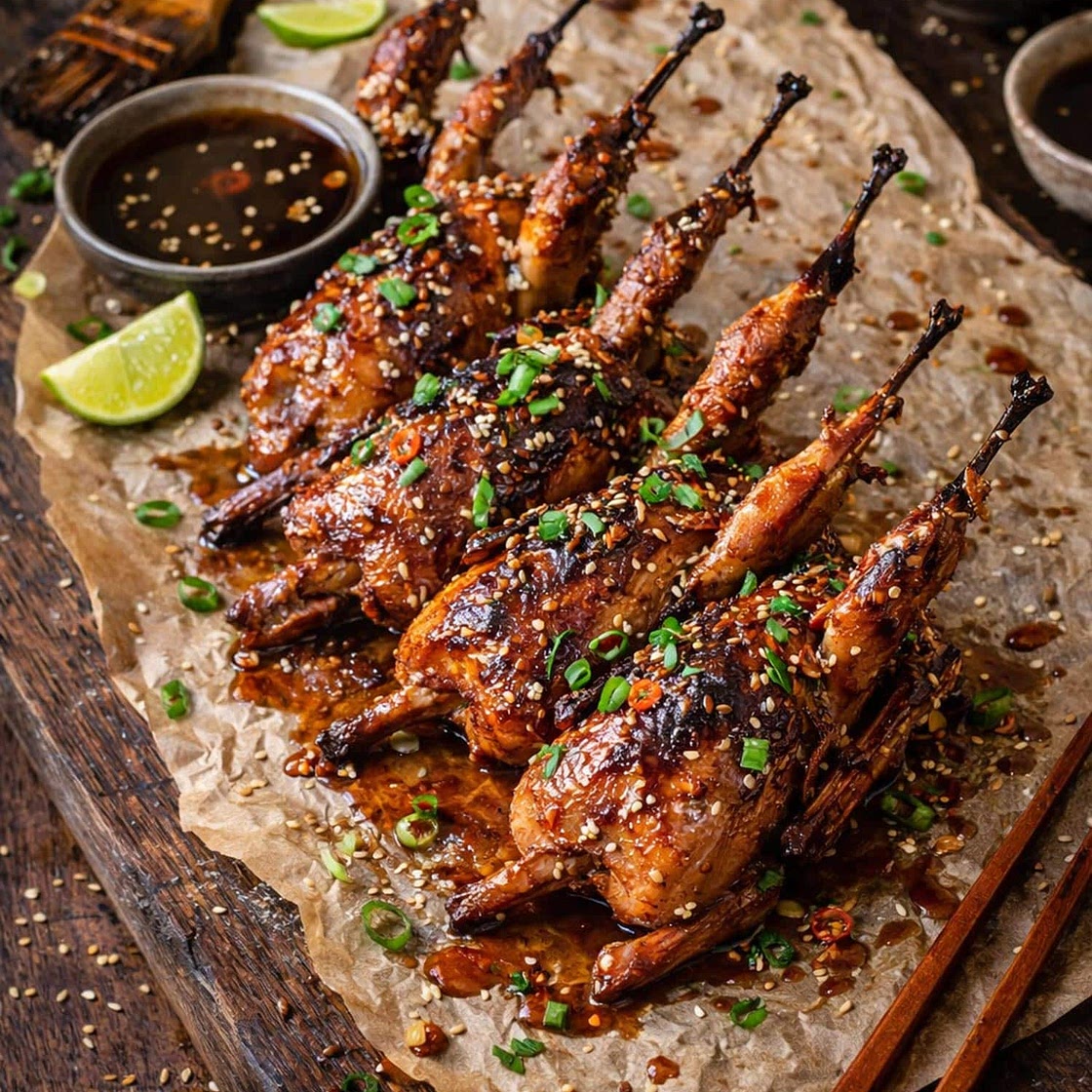 Asian Style Roasted Quail