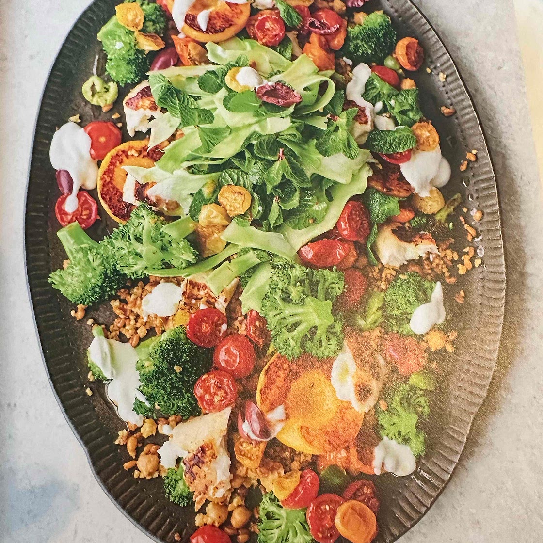 Broccoli and Halloumi Salad 