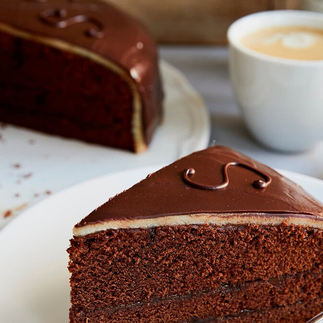 Sachertorte mit Marzipan – nach Originalrezept