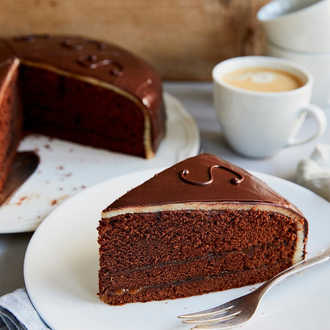 Sachertorte mit Marzipan – nach Originalrezept