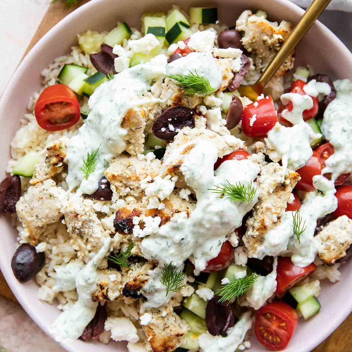 Greek Chicken Bowl Recipe