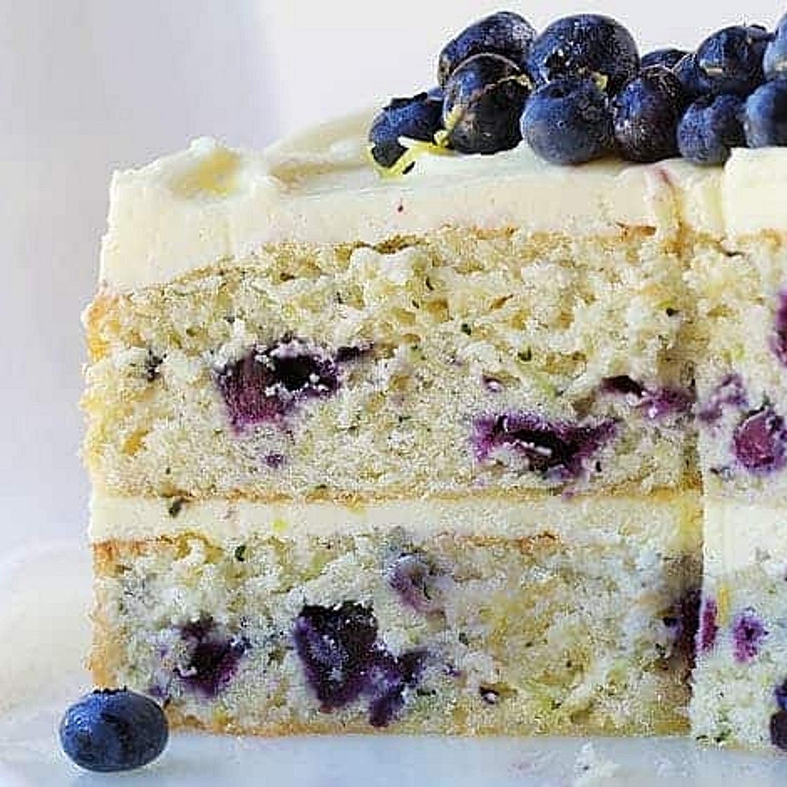Lemon Blueberry Zucchini Cake
