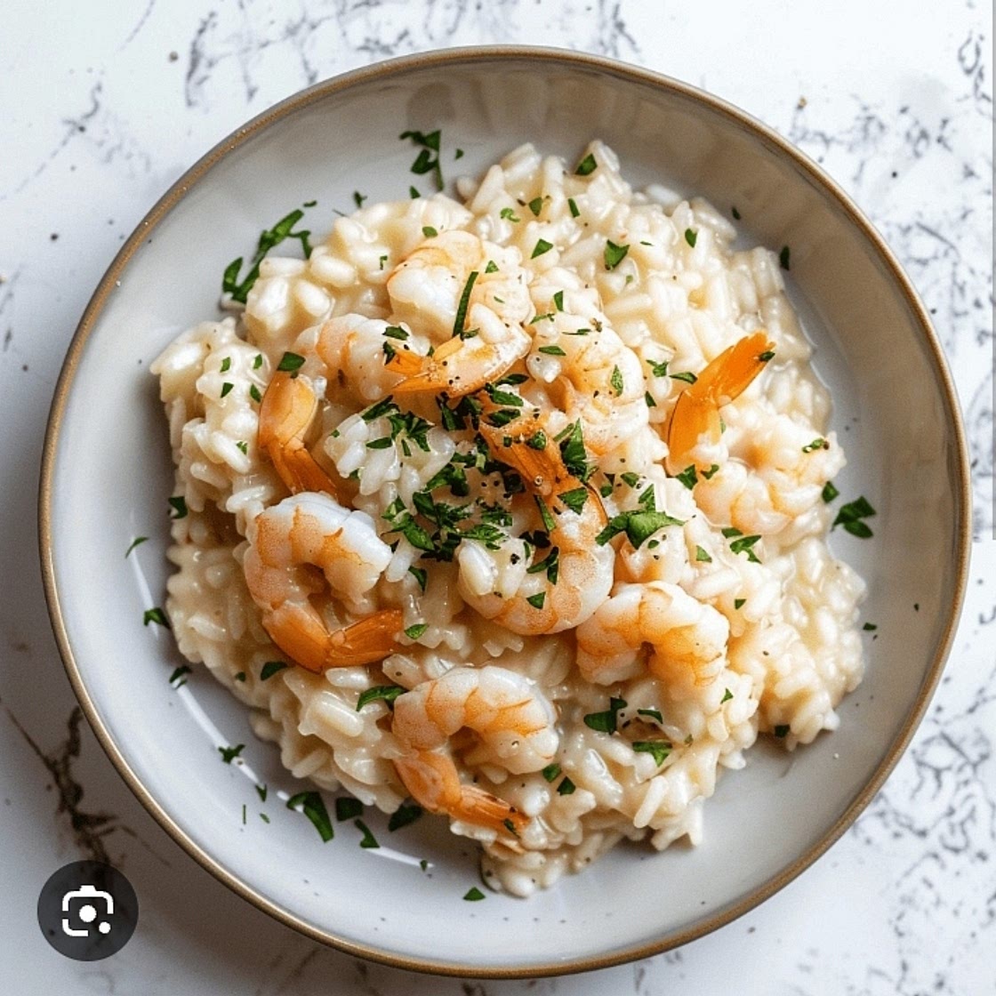 Risotto au crevette