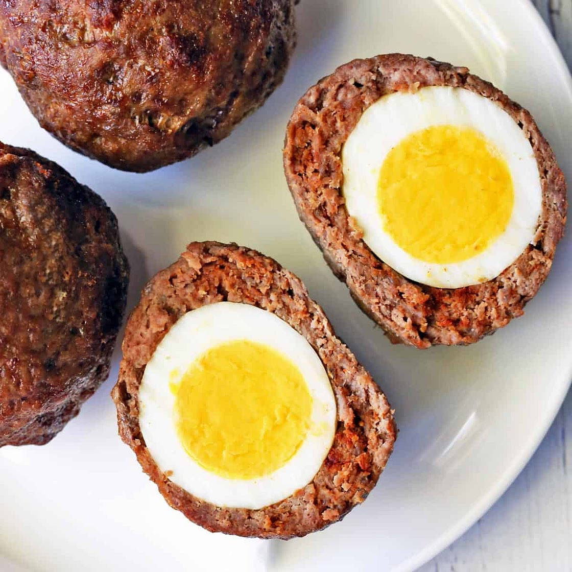 2-Ingredient Baked Scotch Eggs
