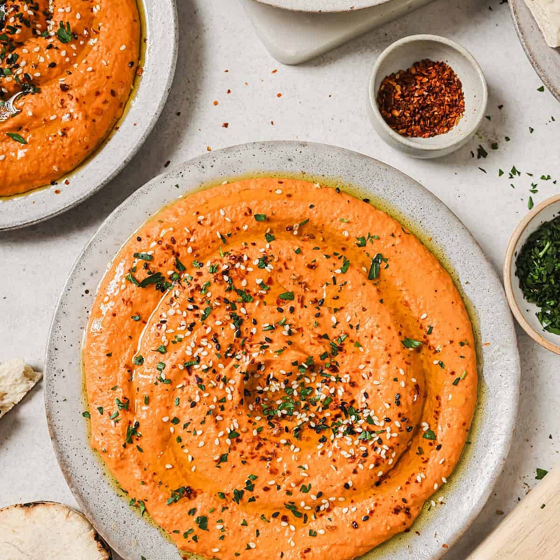 Roasted Red Pepper Hummus