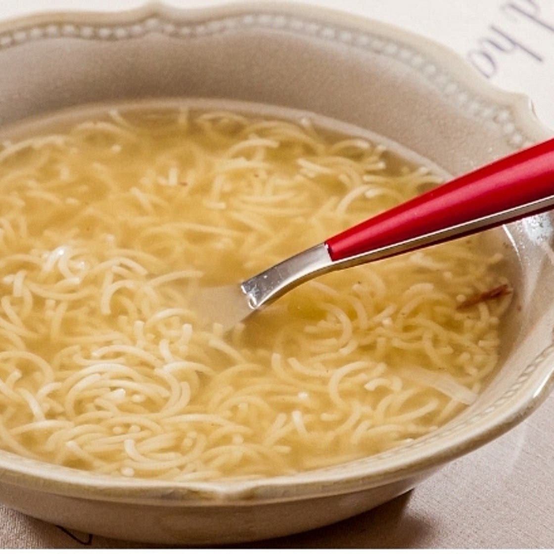 Soupe de pâtes
