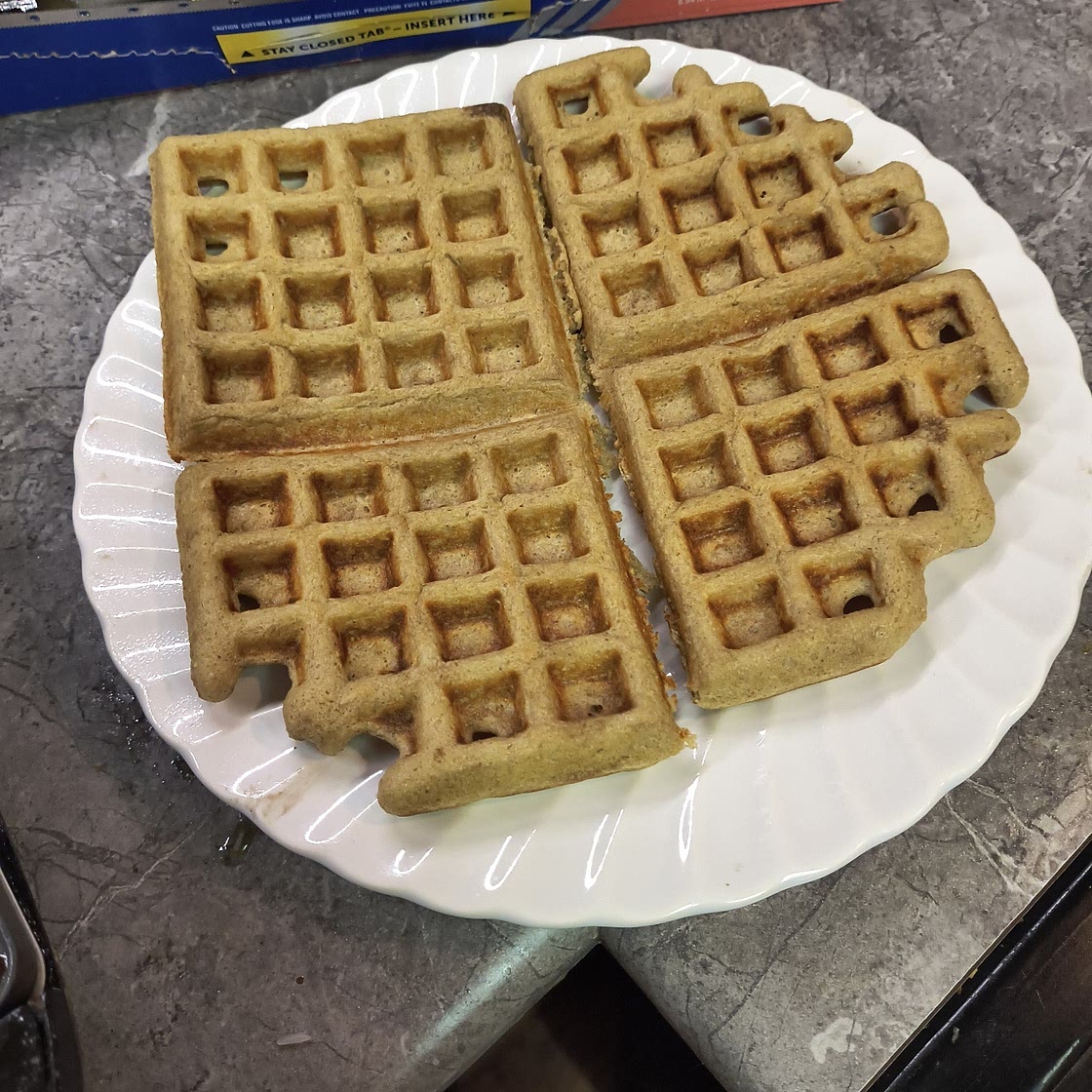 Easy Protein Waffles