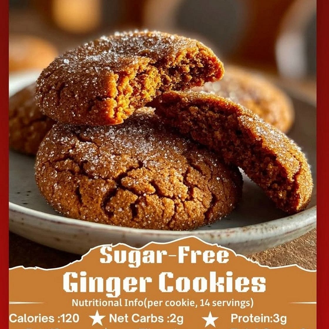 Sugar free ginger cookies