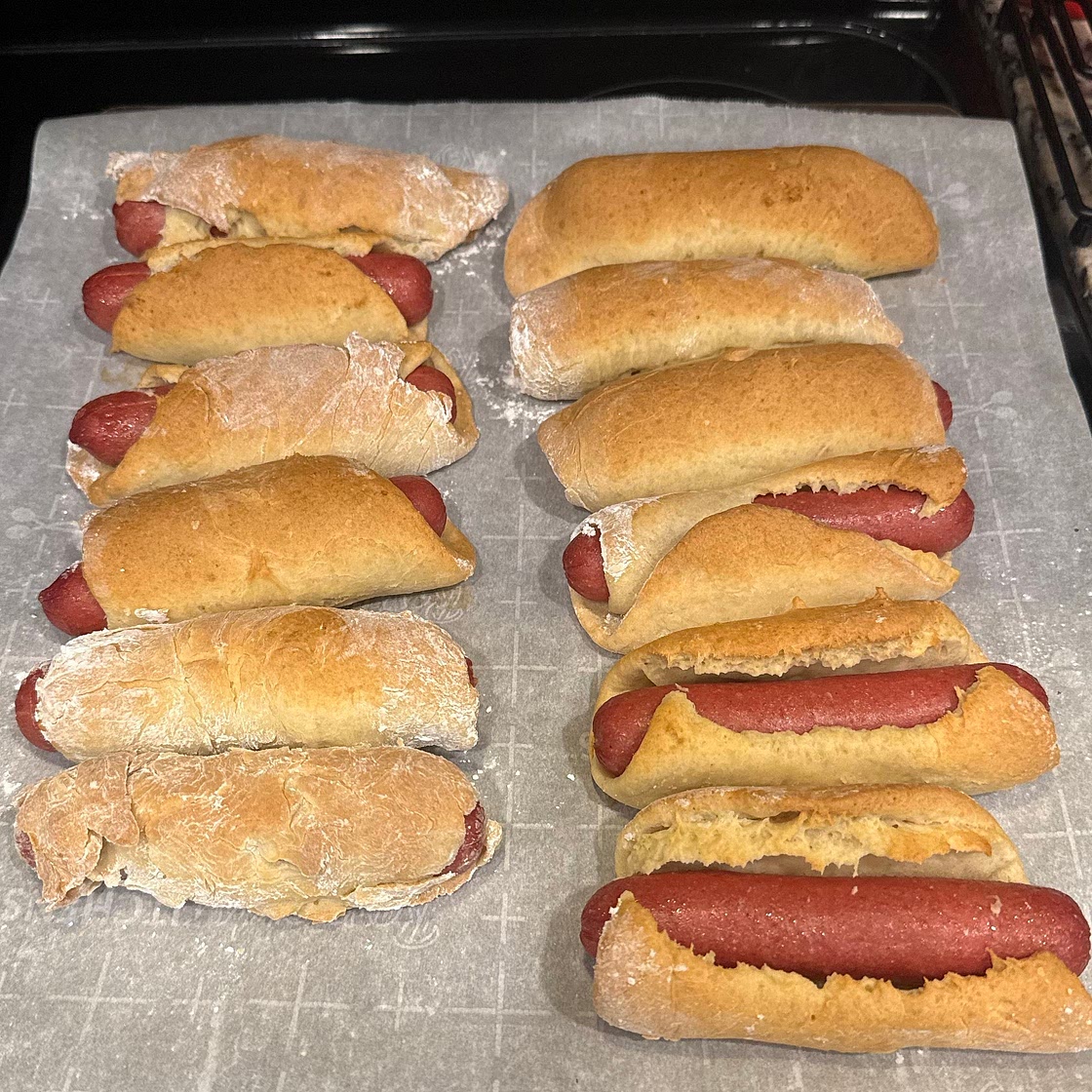 Air Fryer Crescent Roll Hot Dogs