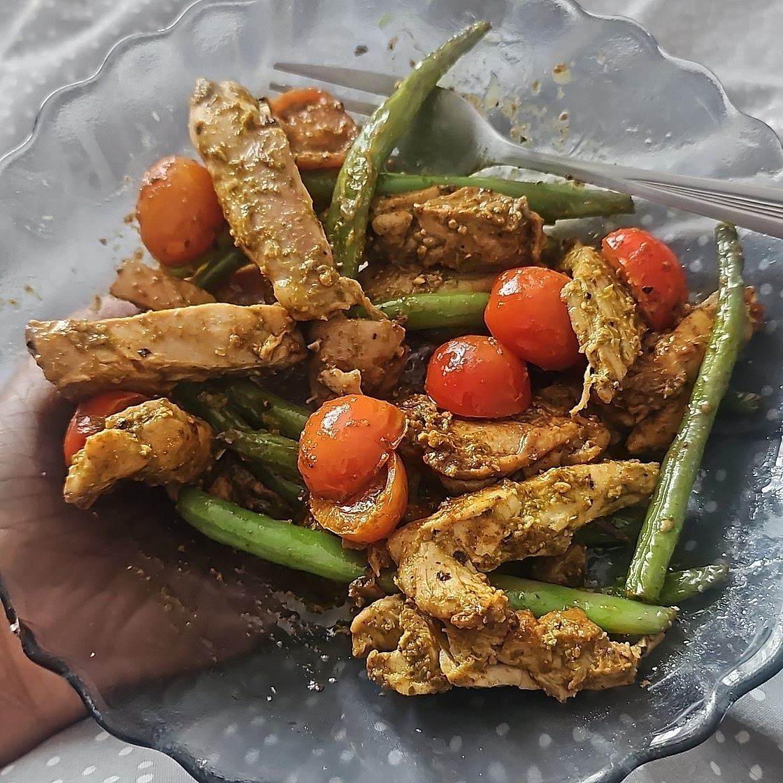 Weekday Meal-Prep Pesto Chicken & Veggies Recipe by Tasty