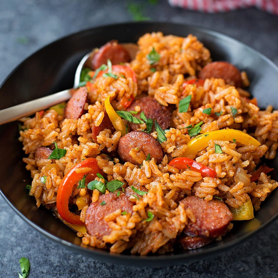 Sausage and Rice Skillet Recipe