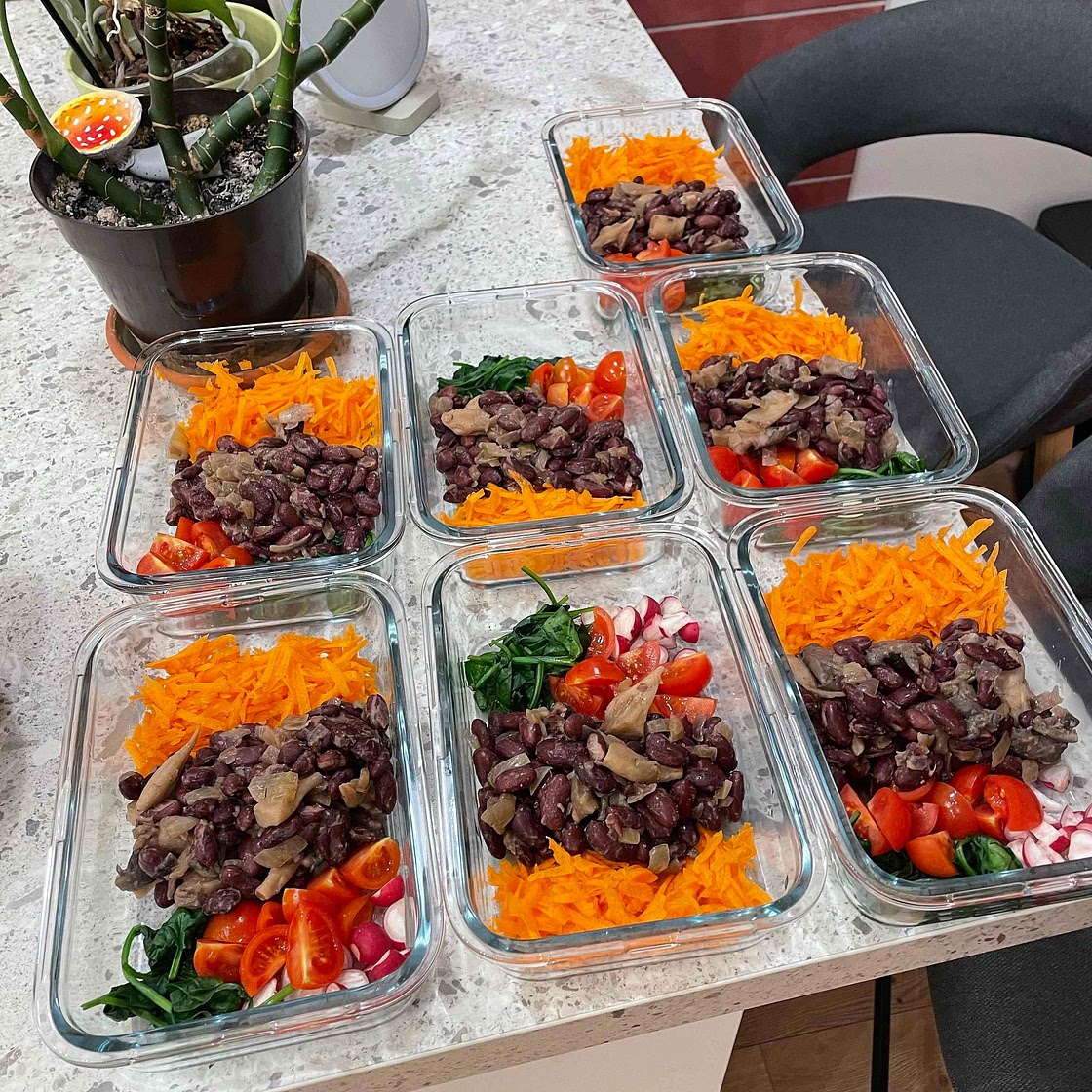 Black Bean and Mushroom Bowl - Brian Johnson's Blueprint