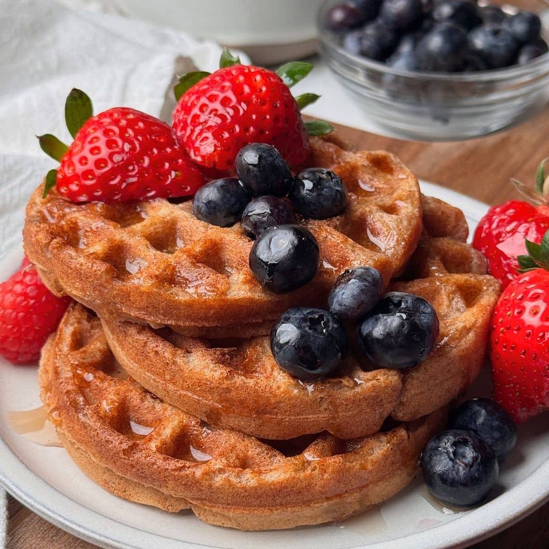 Protein Waffles (Vegan)