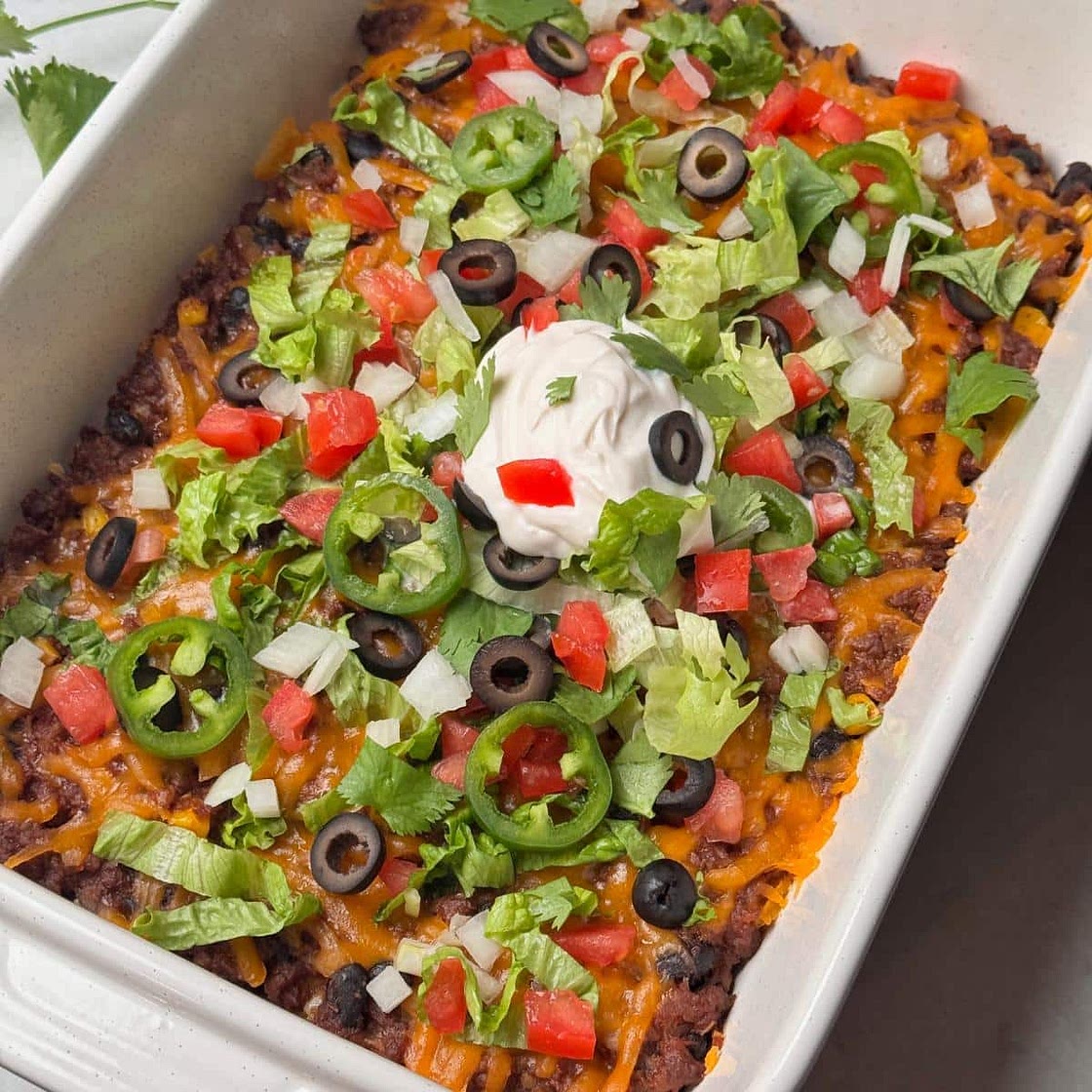 Vegan Taco Casserole