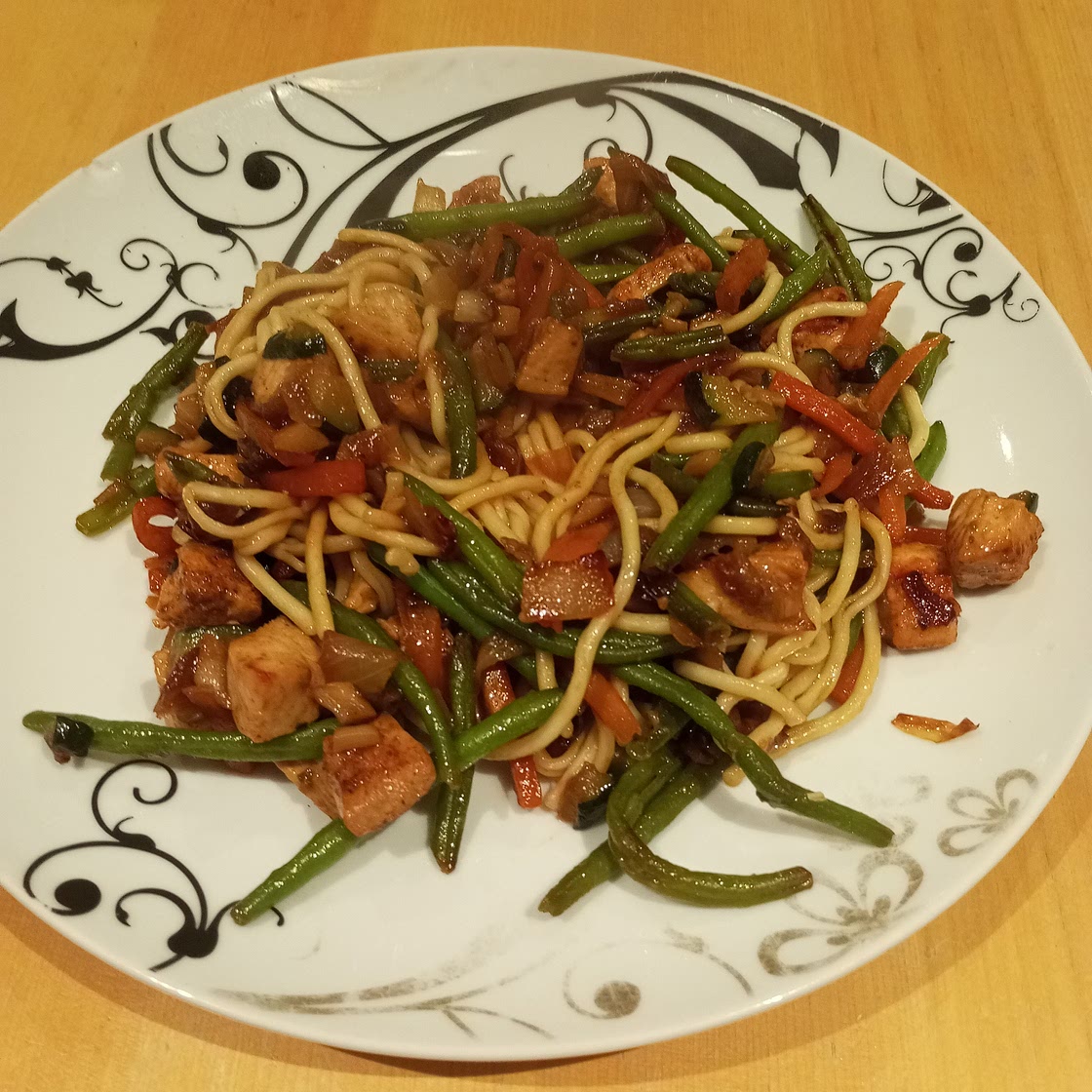 Nouilles chinoises poulet