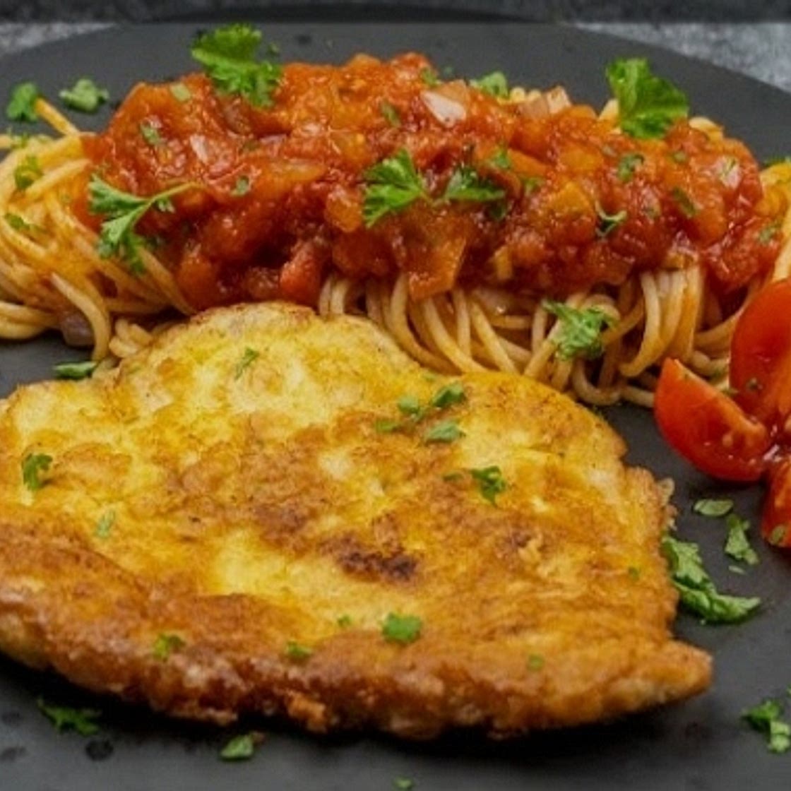 Escalope milanaise pâte