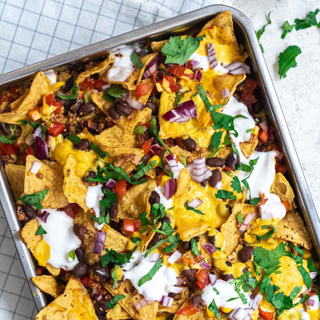 The Best Loaded Vegan Nachos