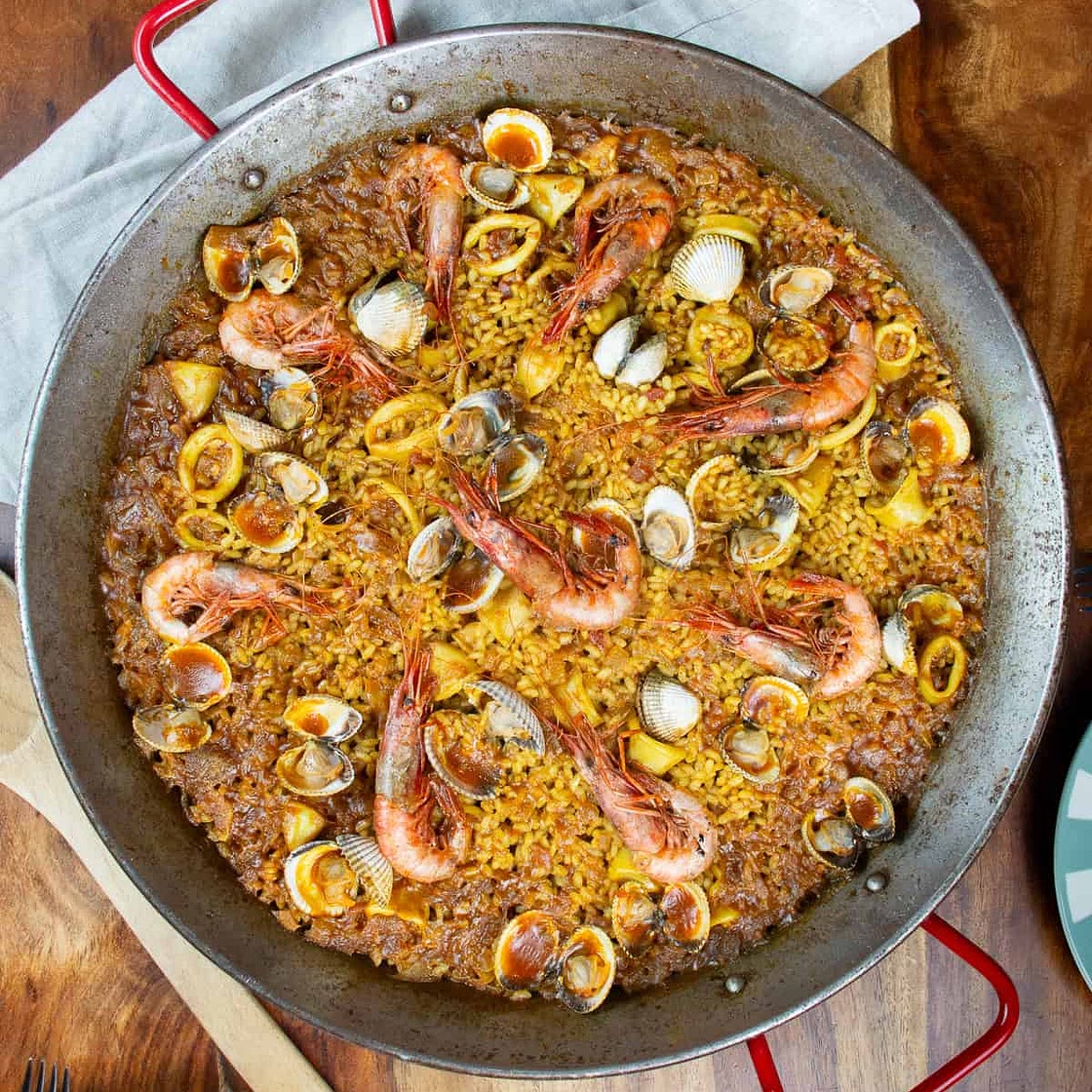 Seafood Paella (Paella Marinera)