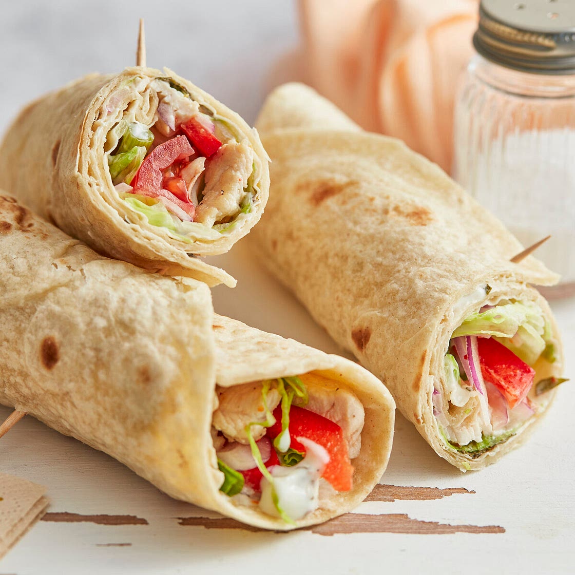 Hähnchen-Wraps – SOOO gut – das BESTE Rezept