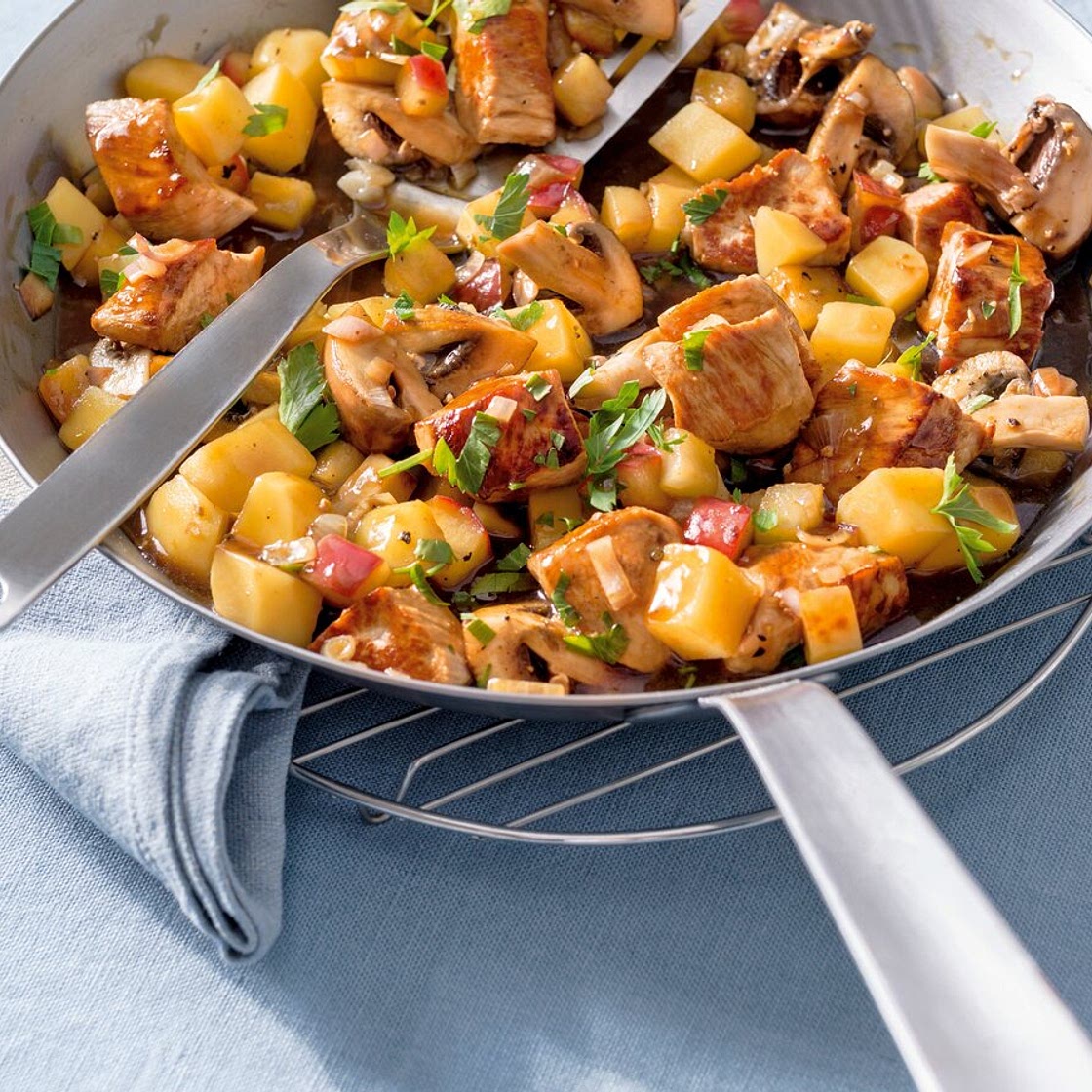 Kartoffelpfanne mit Filet