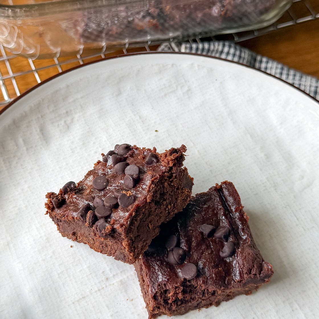 Healthy Sweet Potato Brownies