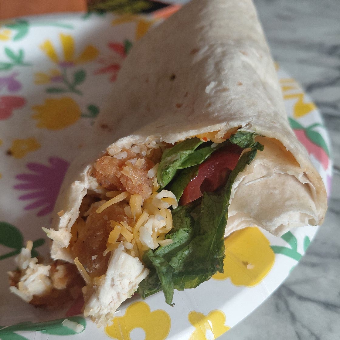 Crispy Chicken "Twister" Wraps